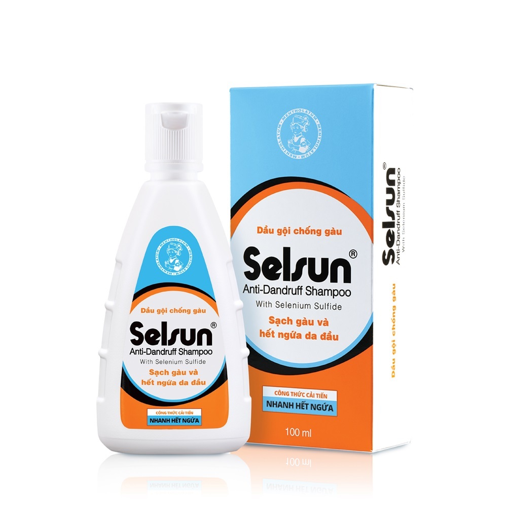 Dầu gội Selsun chống gàu, sạch gàu & hết ngứa da đầu Selsun Anti-Dandruff Shampoo 100ml