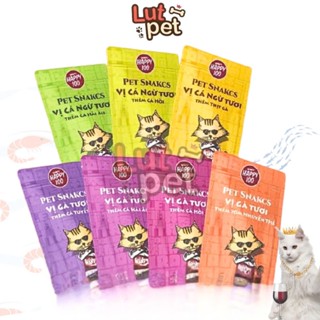 Pate Wanpy Happy 100 cho mèo, thức ăn cho chó mèo (70gr) - lutpet