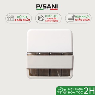 Bộ Chiết Mỹ Phẩm Du Lịch The Travel Star C00-379 4 in 1 (50ml – Màu Xám)