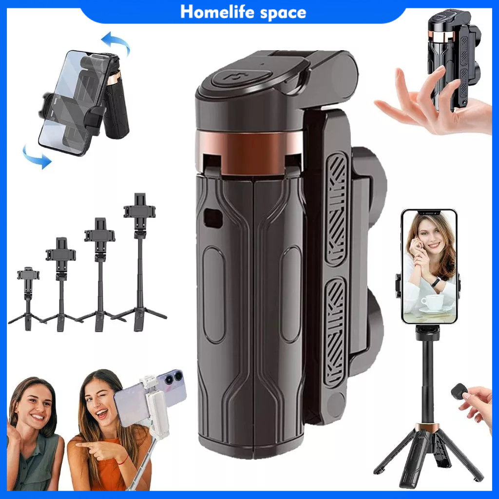   📢Free shipping🕹️  T26 Chân tripod mini Capgrip 3 IN 1 cho điện thoại Gậy chụp ảnh tự sướng Bluetooth có đèn trợ sáng 