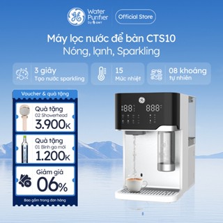 Máy lọc nước nóng lạnh sparkling GE CTS10 - 15 mức nhiệt độ nóng lạnh/ Tạo gas /Giữ khoáng (Mỹ)
