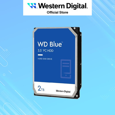 Ổ Cứng HDD Western Digital WD BLUE 2TB/64MB/5400rpm/3.5'' - WD20EZRZ/ WD20EZBX