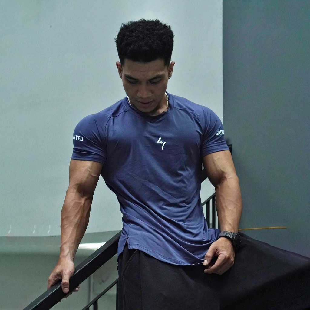Áo thể thao Sainted tập gym form fit hiện đại Core Training Tee chất liệu co dãn cao cấp