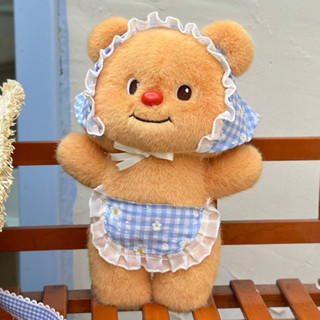 Gấu Bông Butter Bear 25CM Gấu Bơ Mềm Mại Mặc Yếm Dễ Thương Thú Nhồi Bông Hottrend