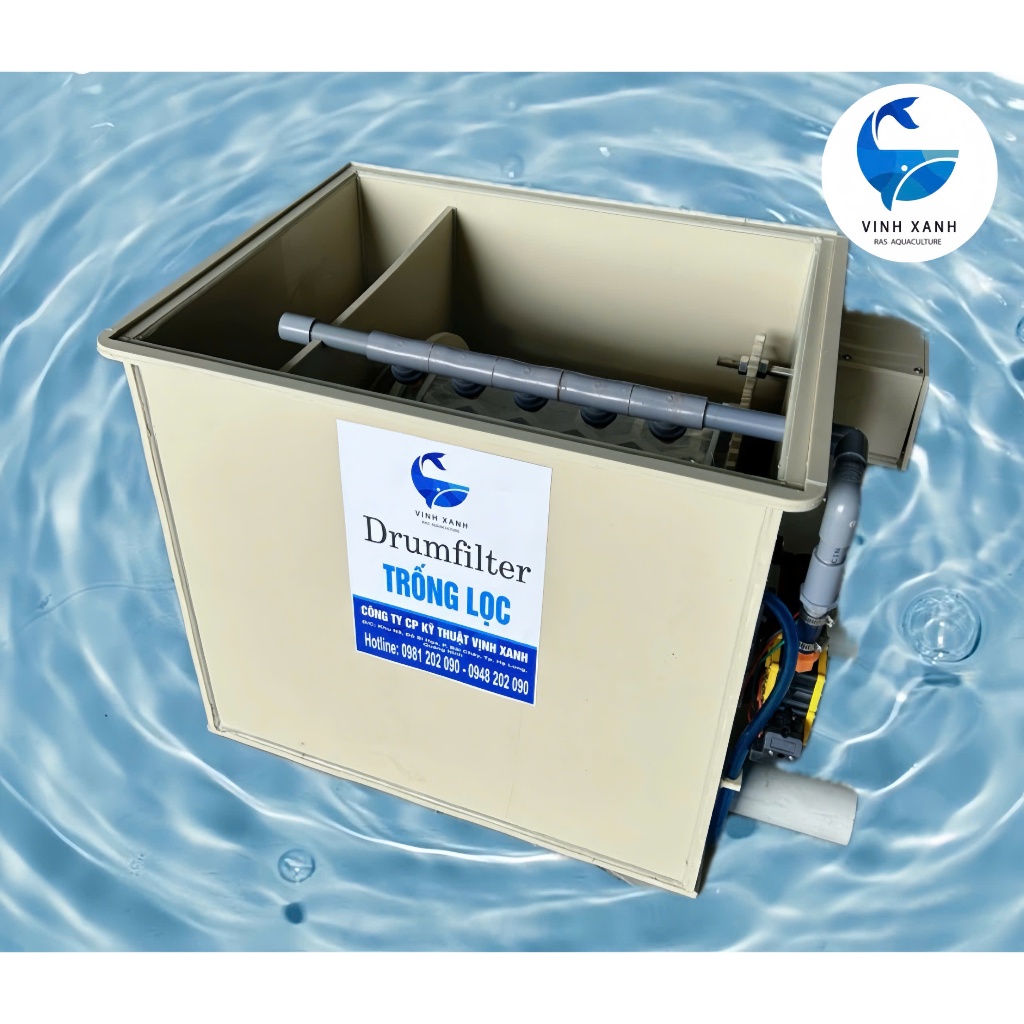 Drum Filter – Bộ Lọc Trống, Máy Lọc Nước Tự Động cho Hồ Cá Koi, Bể Cá & Hệ Thống Nuôi Hải Sản