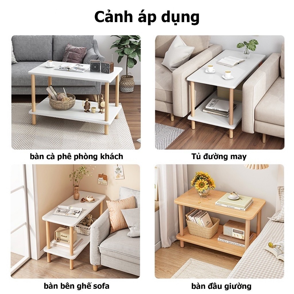BMZAR Kệ Để Đồ Tủ Để Đầu Giường Tab Đầu Giường Gỗ MDF Cao Cấp Màu Gỗ Bàn Trà Ban Công | BigBuy360 - bigbuy360.vn