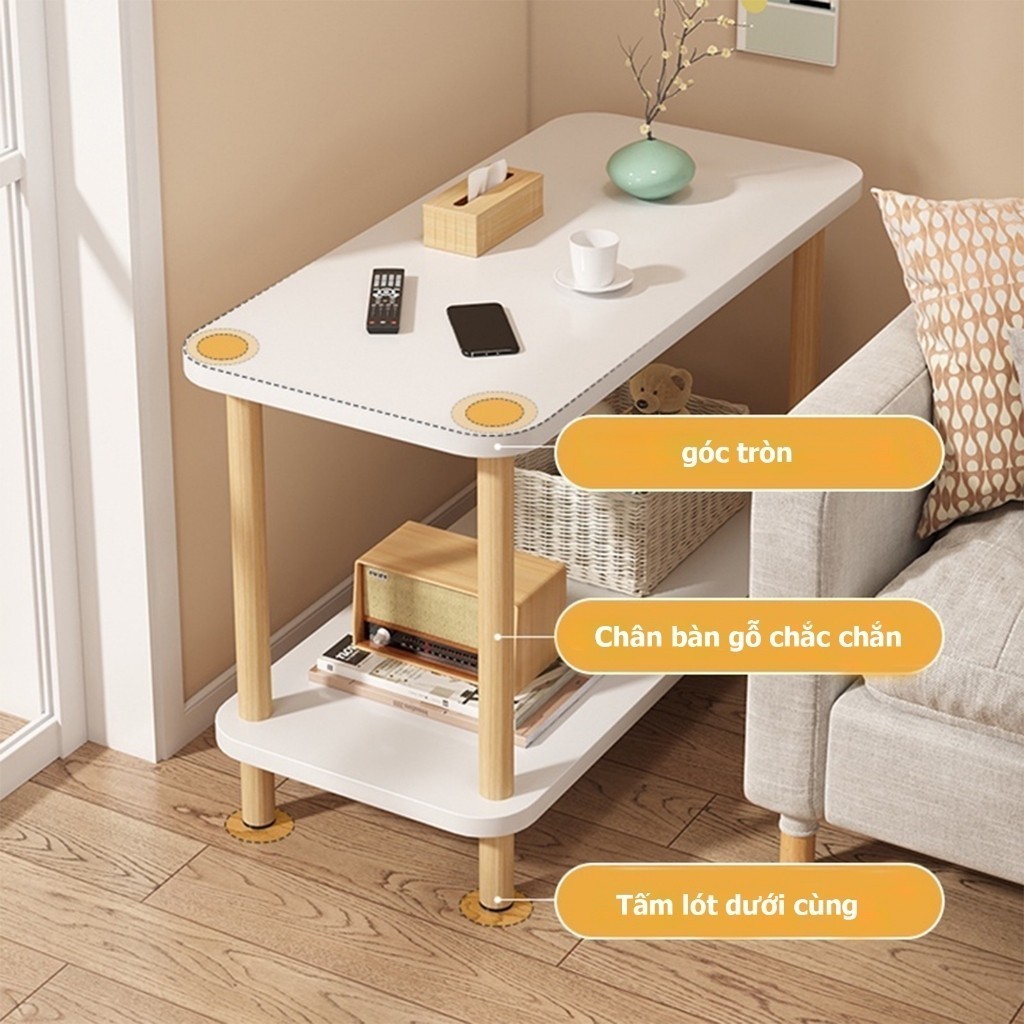 BMZAR Kệ Để Đồ Tủ Để Đầu Giường Tab Đầu Giường Gỗ MDF Cao Cấp Màu Gỗ Bàn Trà Ban Công | BigBuy360 - bigbuy360.vn