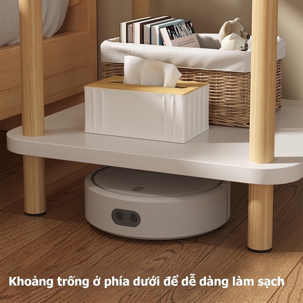 BMZAR Kệ Để Đồ Tủ Để Đầu Giường Tab Đầu Giường Gỗ MDF Cao Cấp Màu Gỗ Bàn Trà Ban Công | BigBuy360 - bigbuy360.vn