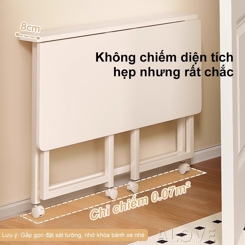 ALOVE Bàn học điều chỉnh độ cao mặt gỗ MDF khung thép chắc chắn bánh xe di chuyển linh hoạt | BigBuy360 - bigbuy360.vn