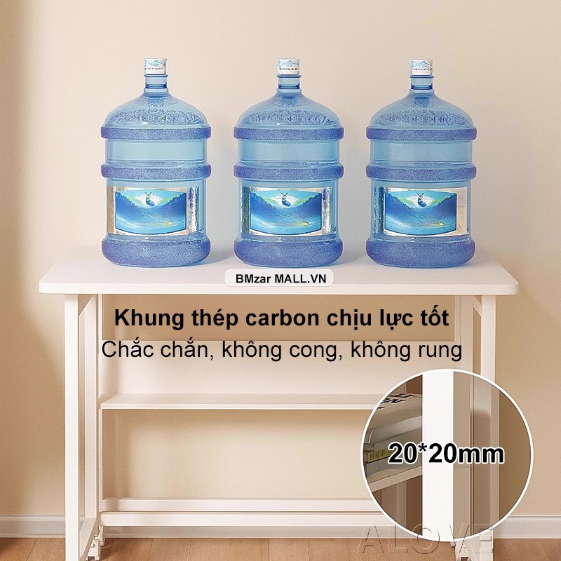 ALOVE Bàn học điều chỉnh độ cao mặt gỗ MDF khung thép chắc chắn bánh xe di chuyển linh hoạt | BigBuy360 - bigbuy360.vn