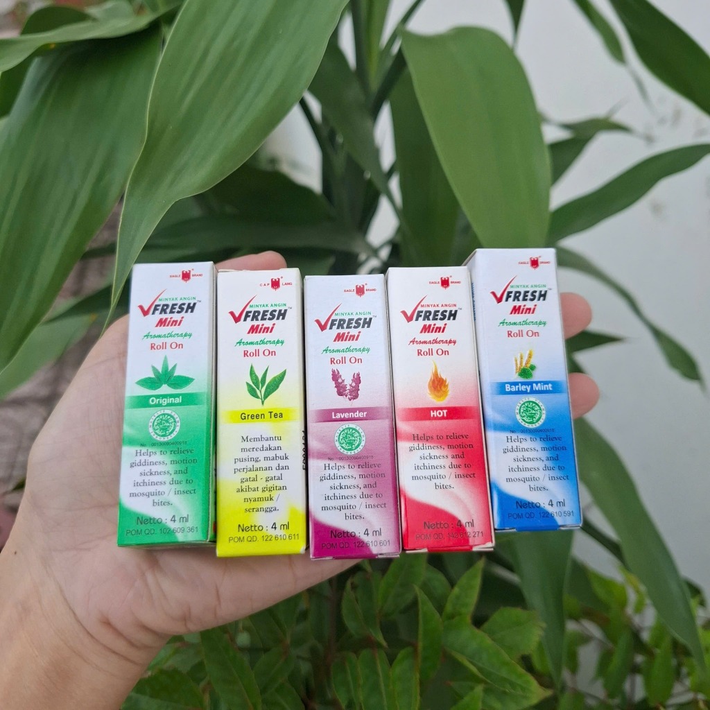 Dầu tinh dầu thảo dược Vfresh 4ml - Dầu lăn Vfresh thảo dược