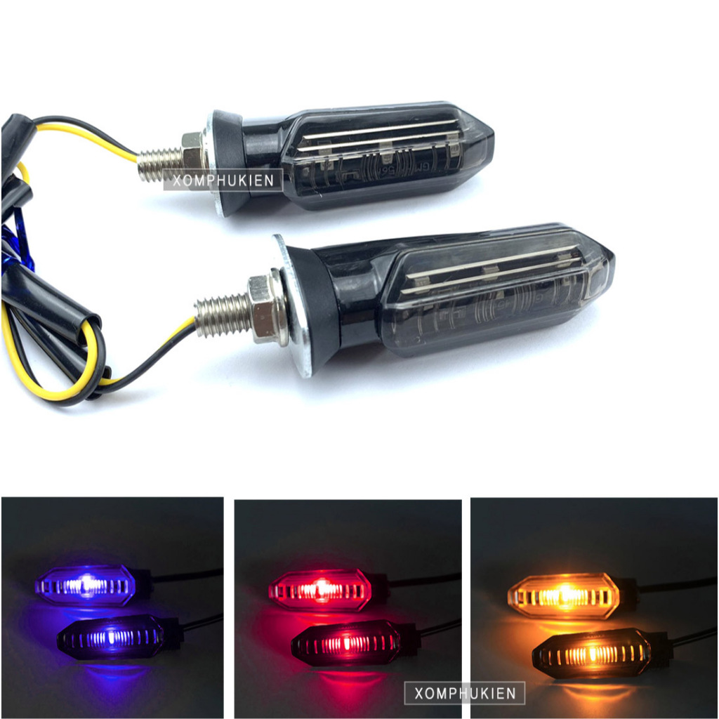 Xi Nhan Led [ Mẫu K4 ] Gắn Xe Máy 12V Hàng Đẹp [ Giá 1 Đôi ]