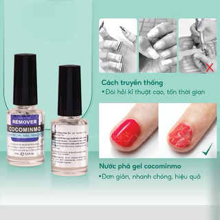 Nước phá gel Cocominmo, phá gel lạnh coco không nóng móng