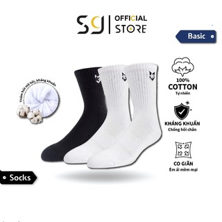   Combo 5 TẶNG 1  Tất Thể Thao Redk Cotton Cổ Cao Chống Hôi Chân Vớ Bóng Rổ Pickle Ball Bóng Đá Chạy Bộ - DRC9803 