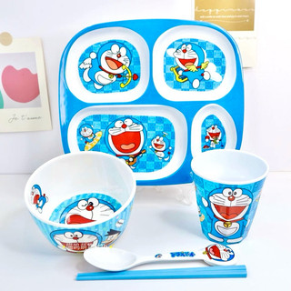 🌸🌸 COMBO DORAEMON Chén bát ly cốc muỗng thìa khay ăn dặm Doremon