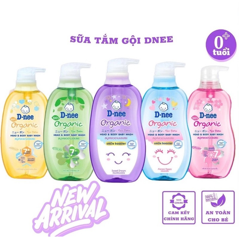 Sữa Tắm Gội 2in1 Dnee Cho Bé – Sữa Tắm Gội Trẻ Sơ Sinh Thái Lan