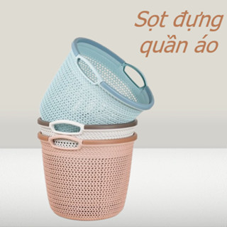  Giỏ đựng quần áo - Sọt đan Hokori đựng đồ chơi mền khăn tiện lợi Việt Nhật   Mã 5131 5132  