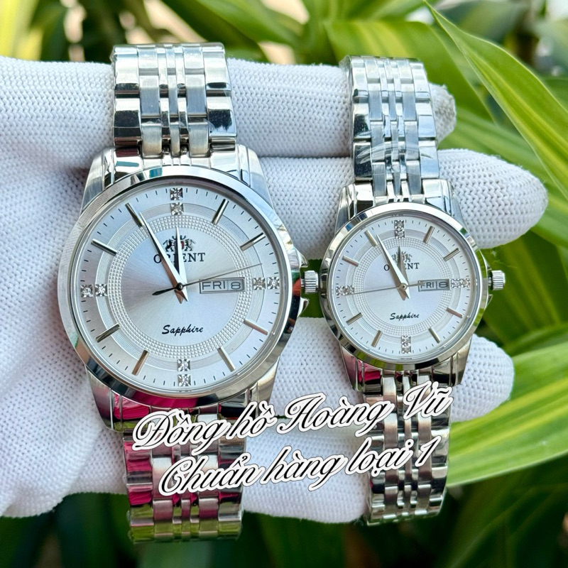 Đồng hồ cặp đôi OR đơn giản trẻ trung, kính sapphire , máy Nhật chuẩn hàng loại 1.chống nước.