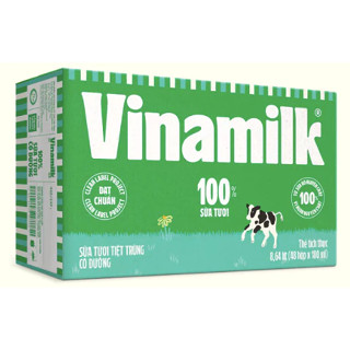 Thùng 48 Hộp x 110ml Sữa Tươi Tiệt Trùng Vinamilk 100%