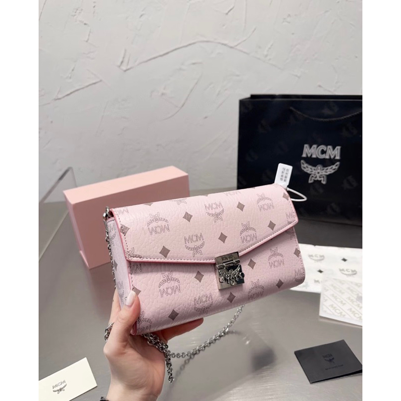 túi đeo chéo nữ MC khoá bạc full box