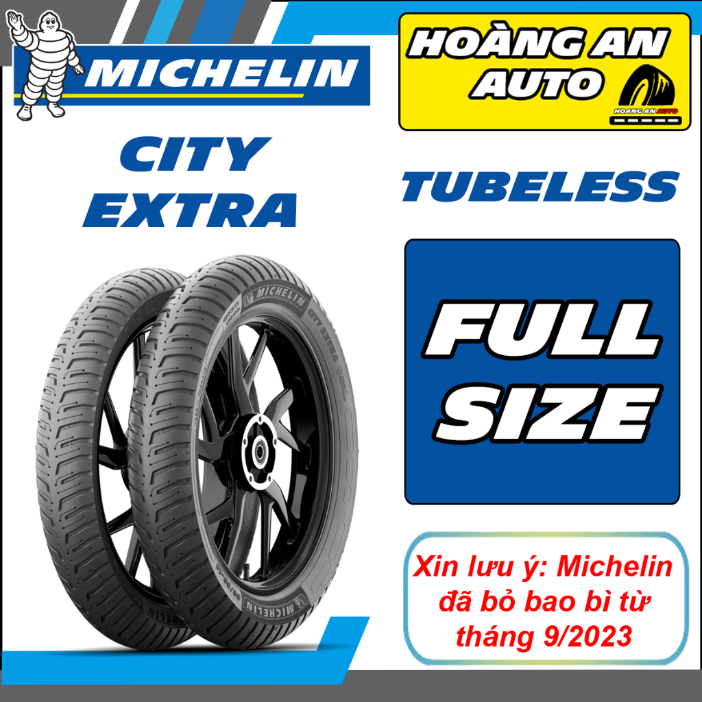 (CITY EXTRA ĐỦ SIZE) Vỏ lốp xe Michelin City Extra (gai mới nhất) cho tay ga và xe số