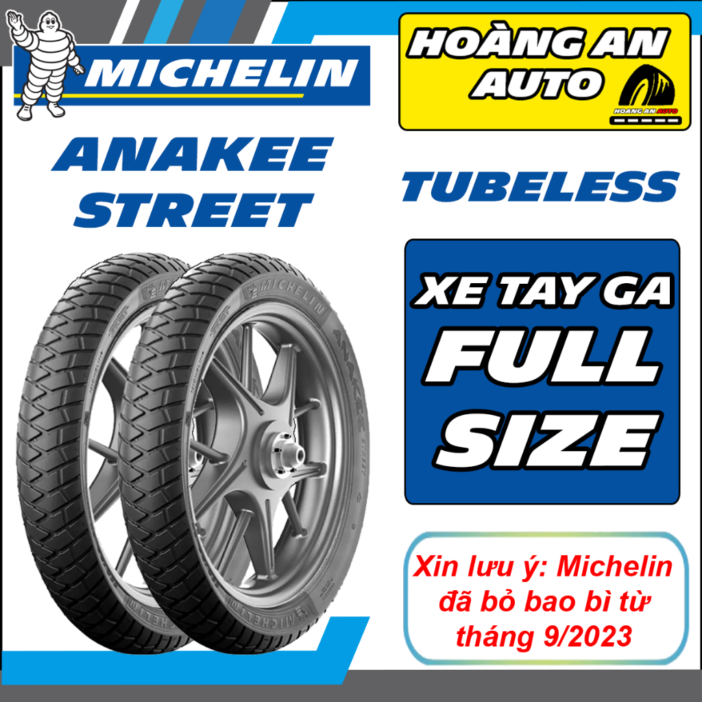 (ANAKEE STREET ĐỦ SIZE) Vỏ lốp xe Michelin Anakee Street cho Vario, Airblade, Click, ADV, PCX 160...