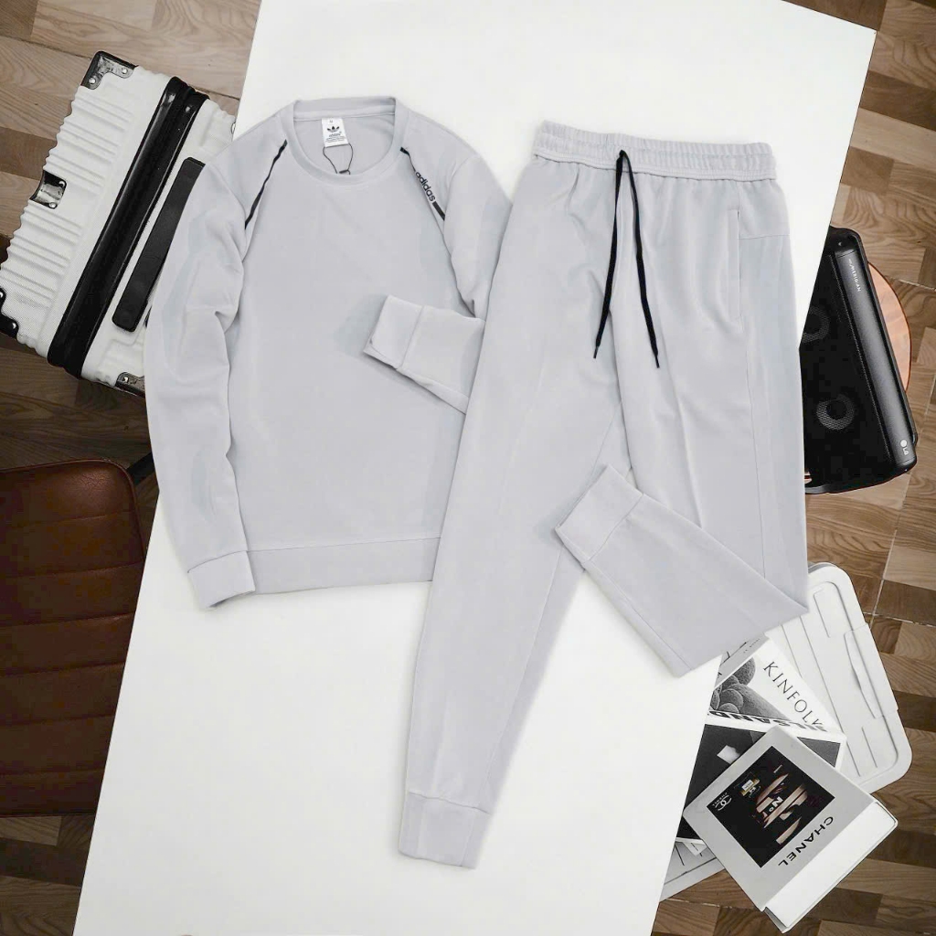 Bộ Nỉ Thế Thao Nam Logo In Cao Cấp B56