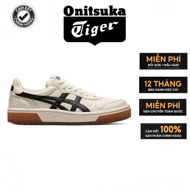 [ CHÍNH HÃNG ] Giày Asics Court MZ Cream Black Gum  [1203A127-750]