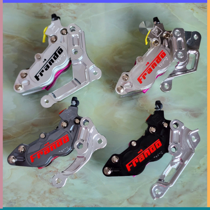  Heo 4Pis Đối Xứng Frando + Pad CNC Gắn Trước Các Dòng Xe Sirius Ex Winner Vario Vision AB Wave 