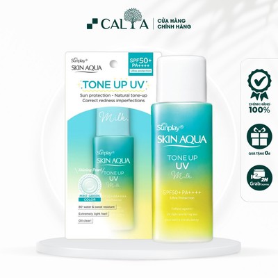Sữa Chống Nắng Sunplay Mint Green Nâng Tone Da Dầu - Sunplay Skin Aqua Tone Up UV SPF50+ PA++++ 50g