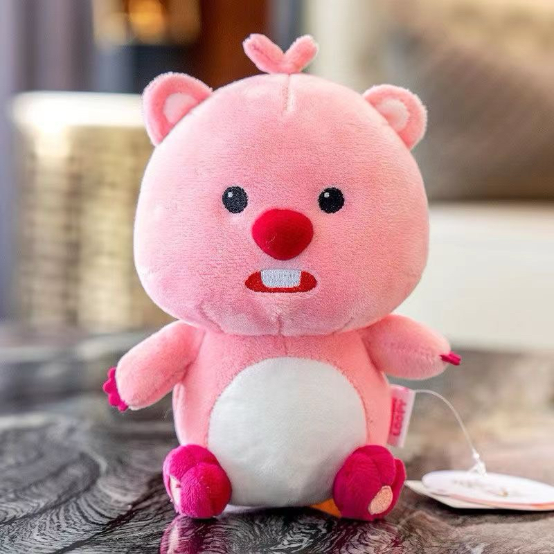 [Rẻ vô địch] Gấu bông chuột Loopy dâu trọc size to 35cm