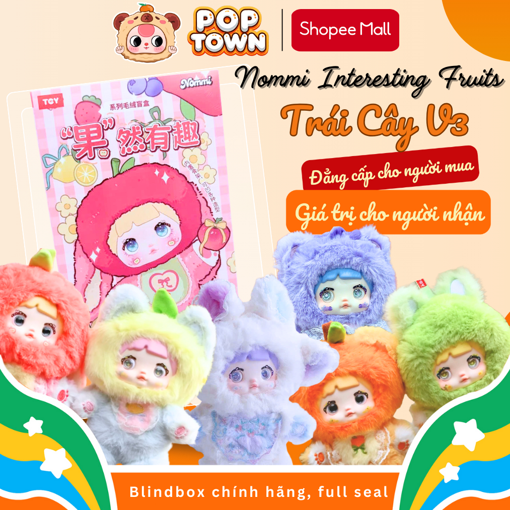 [HỎA TỐC] NOMMI V1 V3 V6 - Dễ Thương, Trái Cây, Thế Giới Kỳ Ảo  - Loveliness Fruits Fantasy World Bl