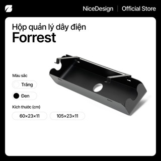 Hộp đựng ổ cắm điện Forrest by NiceDesign giấu dây gọn gàng, tiết kiệm thời gian, thiết kế thép SPCC cao cấp, tối giản