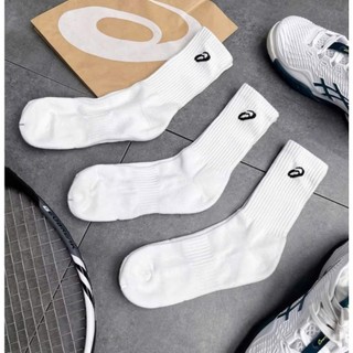 COMBO 10 Đôi Tất Vớ  Thể Thao ASICS CỔ Cao DÀY DẶN CÓ ĐỆM LÓT XÙ CHỐNG TRƠN TRƯỢT THẤM HÚT MỒ HÔI Cotton CO GIÃN  UNISEX