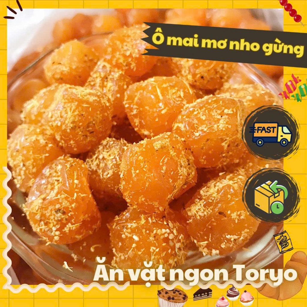 Ô mai mơ nho gừng (500g)