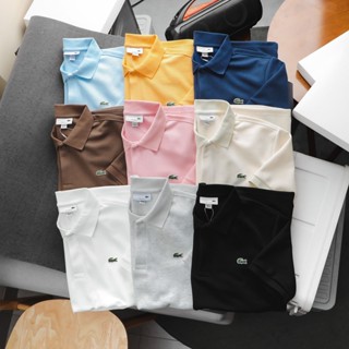 Áo polo nam cá sấu xuất xịn full box cao cấp, áo thun nam cổ bẻ cotton pique nhiều màu chuẩn form REGULAR FIT - DILANO