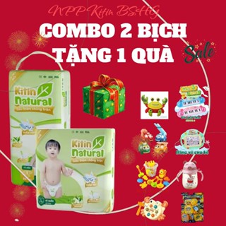 [ LIVE 2 ] (COMBO 2 BỊCH TẶNG 1 QUÀ) BỈM /TÃ KITIN NATURAL TINH CHẤT TRÀ XANH KHÁNG KHUẨN, MỀM, MÕNG, MỊN
