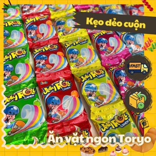 Combo Kẹo dẻo cuộn Jelly Roll vị trái cây Thái Lan (gói ~15g)
