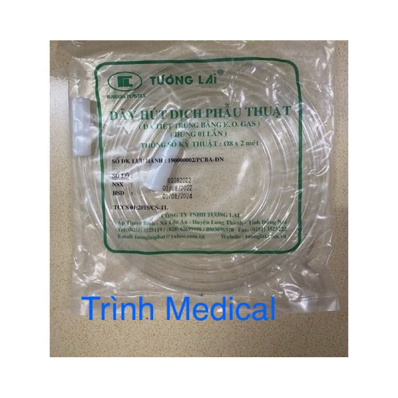 DÂY HÚT DỊCH PHẪU THUẬT (Combo 10 dây)