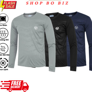 Combo 3 Áo thun thể thao nam giá rẻ dài tay măc đá bóng, tập gym, mặc giữ áo thun chống nắng nam thể thao co giãn thoải.