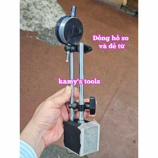 Combo đồng hồ so 0-10mm và đế từ CZ-6C