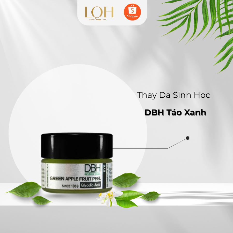 Thay Da Sinh Học DBH Táo Xanh Green Apple Fruit Peel - Tẩy Tế Bào Chết, Làm Sáng Mịn Da, Chăm Sóc Da