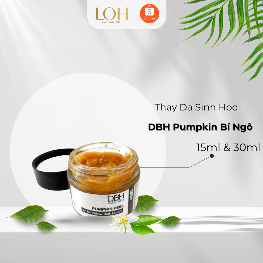 Thay Da Sinh Học Peel DBH Pumpkin Bí Ngô 15ml & 30ml - Tẩy Tế Bào Chết, Làm Sáng Da, Chống Lão Hóa