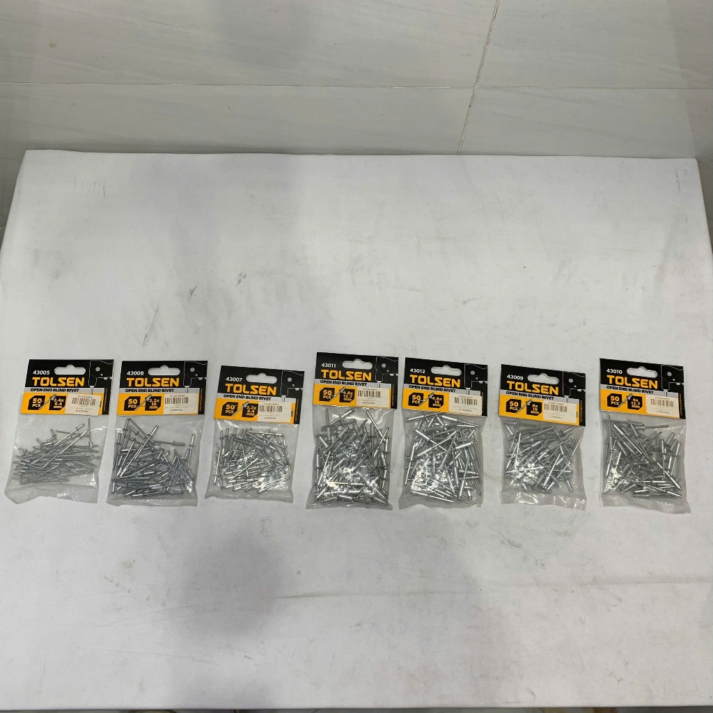 BỌC 50 ĐINH RIVE-Tolsen 43005-43006-43007-43008-43009-43010-43011-43012