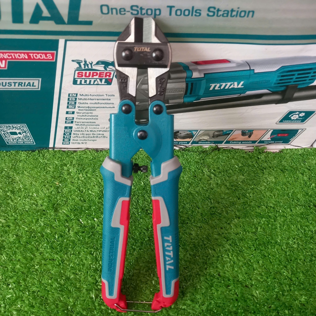 Kềm Cộng Lực Mini 8" TOTAL THT11386 - Thép Cr-Mo Siêu Cứng, Có Khóa An Toàn, Cắt Sắt Cực Ngọt