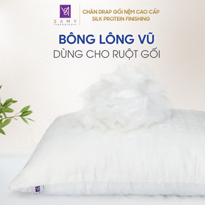 Bông Lông Vũ Microsilkprotein SAMY BEDDING Cao Cấp (Dùng Cho Ruột Gối)