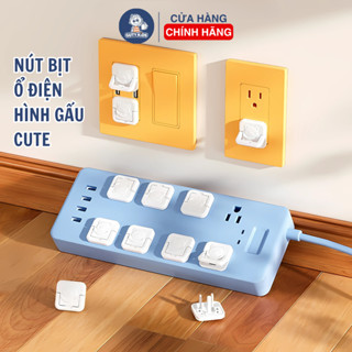 Nút Bịt Ổ Cắm Điện GutyKids Bảo Vệ Bé Tránh Điện Giật, Thiết Kế Khít Tránh Rơi Rớt, Trang Trí Ổ Điện