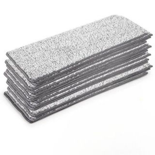 Combo 9 Miếng Lau Thay Thế Cây Lau Nhà Tự Vắt - Bông Lau Nhà Hình Chữ Nhật 12X32Cm