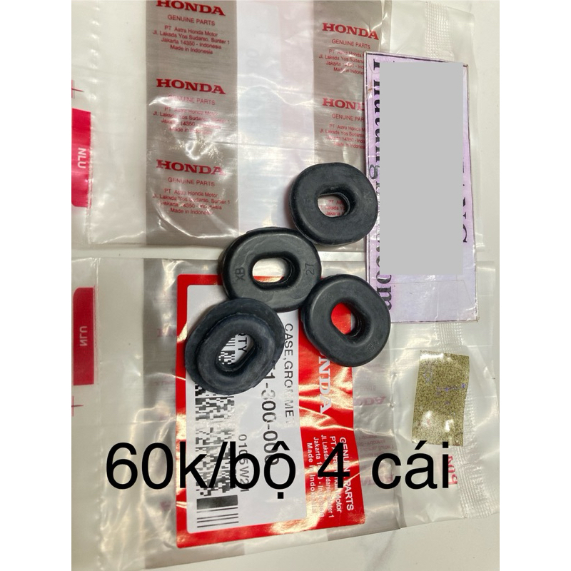 Bộ 4 cao su cốp dàn áo xe Win 100, Astrea chính hãng Honda Indonesia