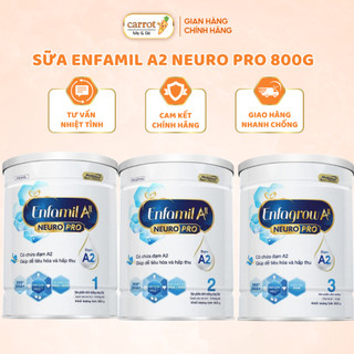  Sữa Enfamil A2 Neuro Pro 800G Cho Bé Từ 0 - 6 Tuổi 